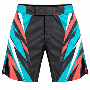 Shorts Deportivos de Muay Thai Sublimados a Medida para MMA / Ropa de Combate, Shorts de MMA de Tela Elástica Nueva al Por Mayor, OEM ODM - Product Image 4