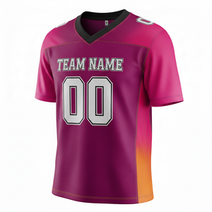 Maillots de football personnalisés par sublimation pour adultes, manches courtes, maille respirante, séchage rapide, antibactériens, anti-UV, grandes tailles - Product Image 2