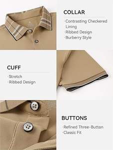 Camisas de Golf de Piqué de Alta Calidad para Hombre, Manga Corta, Elásticas, Informales de Negocios, Polos para Hombre - Product Image 2