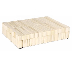 Nouvelle Arrivée Boîte à Bijoux en Os de Bambou Faite à la Main, Organisateur de Bijoux Décoratif, Boîte à Souvenirs pour la Maison et la Coiffeuse - Product Image 6