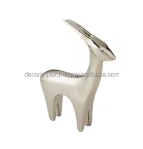 รูปปั้นกวางเรนเดียร์ทำด้วยมือทำจากอลูมิเนียมหล่อรูปปั้นต้นแบบสำหรับบ้านบ้านไร่สวนรูปวันหยุดโดยการตกแต่ง impex - Product Image 3