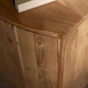Mesita de noche de madera Vandana Amber Vision 40x35 cm - Product Image 2
