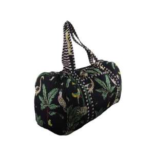 Sac de voyage vintage en coton A2ZCraftBazar avec fermeture éclair pour les voyages et l'usage quotidien - Fermeture éclair pour les achats d'automne - Product Image 4