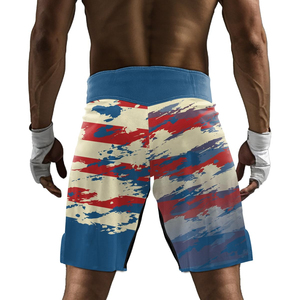 Shorts MMA personnalisés avec logo OEM, taille sur mesure, tissu extensible en polyester et élasthanne haute performance, respirant, shorts MMA personnalisés - Product Image 6
