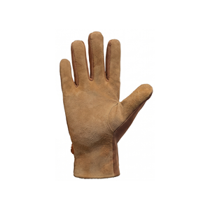 <b>Leather</b> <b>Garden</b> <b>Gloves</b> Working Planting Pruning Yard Care Full Finger Anti-Slip Hook Loop Closure Custom Logo Private Label OEM - Product Image 2