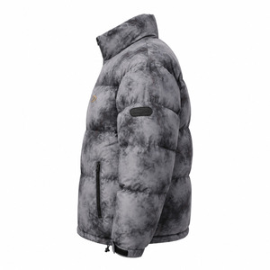 Premium <b>Men</b> Puffer <b>Jacket</b> High Collar <b>Warm</b> Winter Coat Water Resistant Custom Wholesale Supplier - Product Image 3