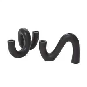 Support à bougies en métal pour décoration intérieure, design européen, chandelier de table pour mariage, centre de table - Product Image 1