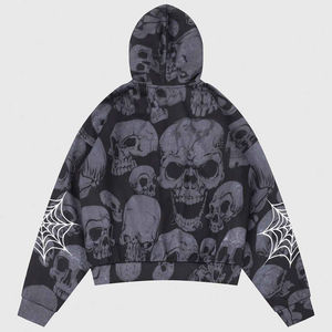 Sudadera con Capucha Oversize Personalizada para Hombre al por Mayor con Estrella de Cinco Puntas y Gráficos, Estilo Casual con Hombros Caídos y Manga Larga para Streetwear - Product Image 2