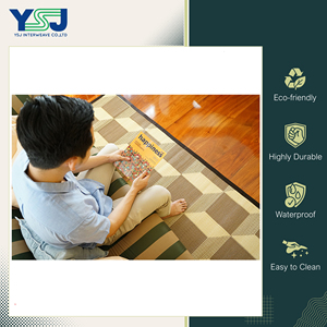 Factory Price High Quality Portable & <b>Waterproof</b> Easy to Clean Rectangle 100% Polypropylene Plastic Outdoor Picnic Rugs - Product Image 3