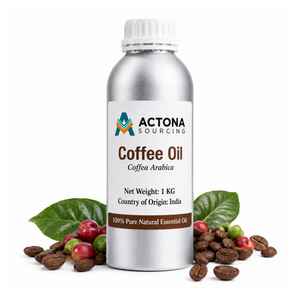 Huile de café pressée à froid en gros, 100 % pure, qualité cosmétique, huile essentielle pour le soin du visage et du corps - Product Image 1
