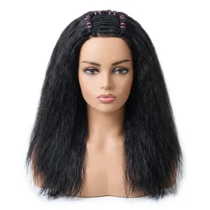 100% Remy Weft Straight Highlighted Full Lace <b>Wig</b> Long <b>Black</b> Hair Natural Wave Texture Human Weft Customizable Hair - Product Image 2