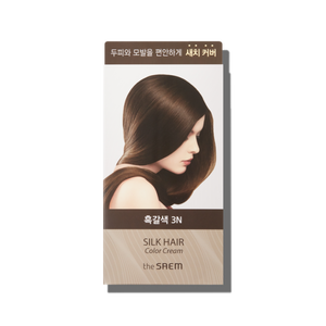 เดอะเซม ซิลค์ แฮร์ คัลเลอร์ ครีม เกรย์ คัฟเวอร์ โทนสีดำและสีน้ำตาล - Product Image 1