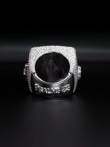 925 Sterling Silver Iced Out VVS Moissabnite Diamond Custom Name <b>Ring</b> Luxury Hip Hop Statement Gift <b>For</b> <b>Men</b> Women - Product Image 5