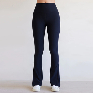 Wholesale Sustainable Quick Dry Mid Waist Running Scrunch Butt Seamless Yoga Pants Solid Color Fitness <b>Tight</b> Slim Women Sports - Product Image 3