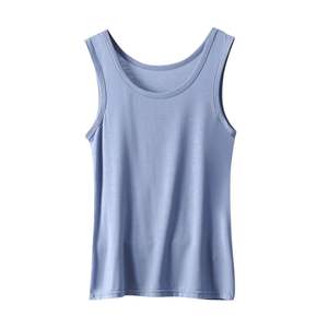 T-shirt sans manches pour homme, coupe ajustée, en coton peigné, style débardeur, idéal pour la gym, en tissu tricoté uni, design vierge, très demandé - Product Image 4