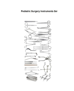 Juego de Instrumentos Quirúrgicos Pediátricos Básicos de Acero Inoxidable, Herramientas Quirúrgicas Manuales para Cirugía Pediátrica - Product Image 1
