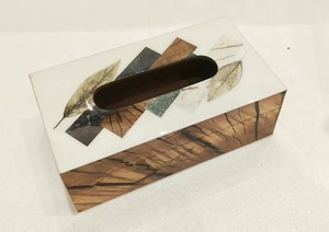 กล่องกระดาษทิชชูลายตะวันออกพร้อมดีไซน์แบบมีร่องสำหรับใช้ในบ้าน - Product Image 4