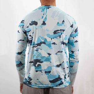 Camisa de Pesca de Manga Larga para Hombre, Estampado de Camuflaje, Secado Rápido, UPF 50, Ropa Deportiva para Exteriores - Product Image 4