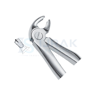Forceps d'extraction dentaire en acier inoxydable, instrument manuel de retrait de dents, griffe chirurgicale pour usage clinique - Product Image 2
