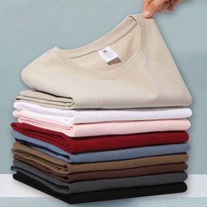T-shirts pour hommes 100 % coton en gros, personnalisables avec logo, vierges, couleur unie, coupe classique, pour le fitness, imprimés, pas chers - Product Image 2