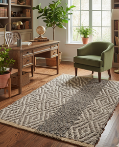 Alfombra de Yute Moderna Tejida a Mano de 1.5m x 0.9m, Antideslizante, Ecológica, de Pelo Medio y Grosor Moderado para Uso en Hogar, Hotel, Oficina y Comercial - Product Image 4