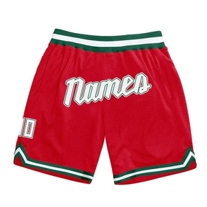 Shorts de sport personnalisés pour hommes, à séchage rapide, imprimés par transfert thermique, pour l'entraînement et le basketball, avec faible MOQ - Product Image 3