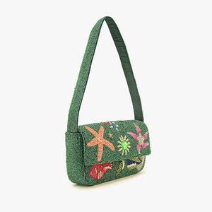 Bolso de Mano de Lujo con Cuentas, Perlas, Espejos y Bordados, Bolso de Hombro de Diseñador para Fiestas, Bodas y Eventos Nocturnos para Mujeres y Niñas - Product Image 1