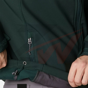 Veste softshell coupe-vent personnalisée avec logo sur le devant, haute qualité, votre propre design, veste softshell d'hiver - Product Image 5