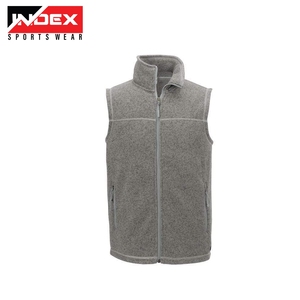 Gilet polaire premium pour homme, sans manches, chaud, avec fermeture éclair, pour l'hiver, décontracté, pour sports de plein air, vente en gros - Product Image 1