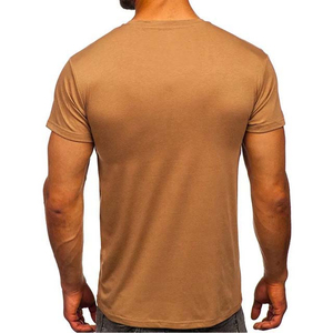 เสื้อยืดคอตตอนผู้ชายปักโลโก้ตามสั่ง พิมพ์ลาย สไตล์ทางการและสตรีทแฟชั่น คอกลม ระบายอากาศได้ดี แขนสั้น ใส่ได้ทุกโอกาสในฤดูร้อน - Product Image 2