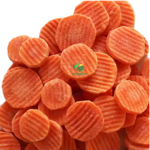 VIET THIEN-Zanahoria congelada, alta calidad, procesada por IQF, 100%, cultivada en invernadero, envasado a granel en rodajas ovaladas - Product Image 1