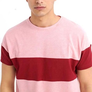 <b>Men's</b> High Quality Fitted <b>T</b>-<b>Shirt</b> New Design Striped <b>Shirt</b> 95% Cotton <b>5</b>% Polyester Lining Digital Printing Available All Sizes - Product Image 5