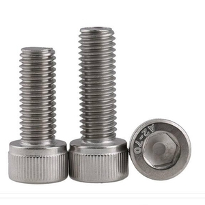 สกรูหัวหกเหลี่ยมสแตนเลสแบบเมตริก TOBO DIN912 รุ่น M1.6*5 ผิวขาว สำหรับหัวทรงกระบอก - Product Image 1