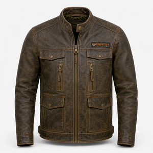 Trendy Daily Wear Perfect <b>Warm</b> Windproof Waterproof Breathable <b>Men</b> Leather <b>Jacket</b> Canvas Winter Lightweight Hot Selling - Product Image 6