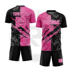 ชุดฟุตบอลพร้อมเสื้อและกางเกงขาสั้น ผ้าระบายอากาศ แห้งเร็ว เหมาะสำหรับทีม ชมรม ฝึกซ้อม และการแข่งขัน - Product Image 6