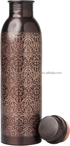 ทำด้วยมือขวดน้ำทองแดงอายุรเวท30 oz ทำจากโลหะบริสุทธิ์ขวดน้ำดื่มแบบใช้แล้วทิ้ง - Product Image 5