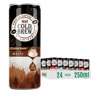 Arabica Robusta Cold Brew Puree 250ml 24 Bouteilles VINUT Vietnam Sans produits laitiers Sans gluten 10 Brix Marque privée Prix usine - Product Image 1