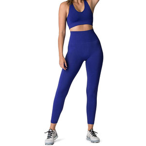 Ensemble de vêtements de sport pour femmes de luxe, taille haute, extensible, 2 pièces, pour la performance et le fitness - Product Image 1