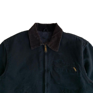 Mens Cotton <b>Canvas</b> <b>Jacket</b> With Chenille Embroidery <b>Canvas</b> Bomber Work <b>Jacket</b> With Custom Patch Design - Product Image 3