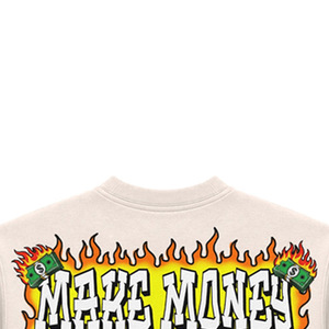Custom Slogan Print Streetwear Crewneck Sweatshirt <b>Men</b> Long Sleeve Printed Cartoon Design O-Neck Regular Fit - Product Image 4