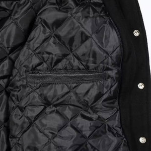 New Style Custom <b>Men</b> Wool Varsity <b>Jackets</b> Wholesale Letterman <b>jacket</b> with <b>leather</b> sleeves OEM service hot selling <b>jacket</b> for <b>men</b> - Product Image 4