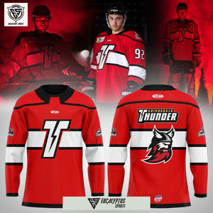 Uniformes de Hockey sobre Hielo Personalizados OEM Profesionales, Sublimados, Transpirables, Impresos, 100% Poliéster, Uniformes de Hockey sobre Hielo Personalizados para Equipos - Product Image 3