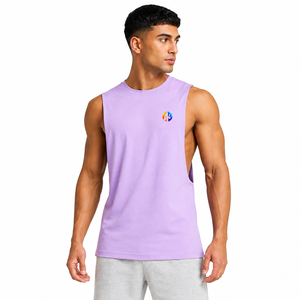 Sporty construction supports training with breathable Man Tank <b>Top</b> with clean style for fitness sessions plus summer <b>walks</b> - Product Image 1