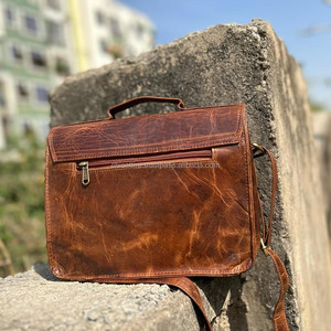 Sac à main en cuir véritable Crunch véritable fait à la main Sac à main en cuir véritable Crunch pour femmes élégant Sac à bandoulière en cuir véritable Vintage pour le bureau - Product Image 5