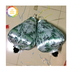 Linternas de seda impermeables, linternas de seda de bambú, luces decorativas para patio, jardín, boda, linternas de seda de Vietnam - Product Image 5