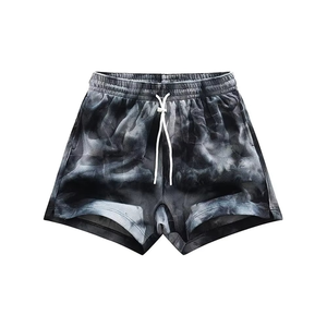 กางเกงขาสั้นลำลองผู้ชายไซส์ใหญ่พิมพ์ลายโลโก้ตามสั่ง - กางเกงวอร์มลายพิมพ์เอวต่ำระบายอากาศเป็นมิตรกับสิ่งแวดล้อม - Product Image 3