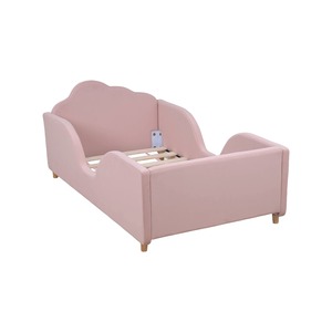 Lit d'enfant double réglable Mikahome SF-1016, écologique, rembourré, design moderne, durable, confortable, avec cadre en bois, idéal pour l'école - Product Image 3