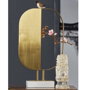 Escultura Abstracta de Latón y Aluminio, Arte Decorativo en Metal, Estatua Decorativa para Hotel, Figura de Arte Metálico para Decoración de Mesa del Hogar - Product Image 4