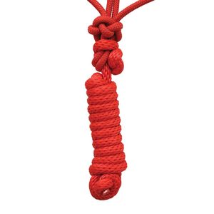 Red Nylon Braided Rope Horse Halter with Beaded Noseband & <b>Lead</b> Rope Adjustable Durable <b>Training</b> Halter OEM Supplier Bulk - Product Image 3