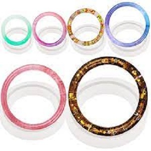 Pulseras de Resina Hechas a Mano de Alta Calidad, Personalizables, Grandes, Gruesas, con Patrón en Espiral, Joyería de Moda - Product Image 3